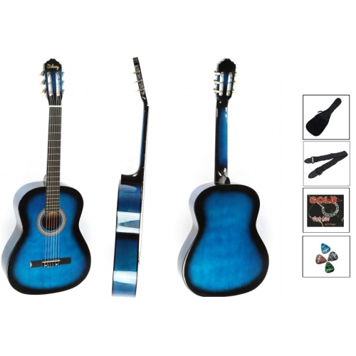 Sidney 4/4 Klasik Gitar Seti (Gitar-Kılıf-Tel-Askı-Pena)